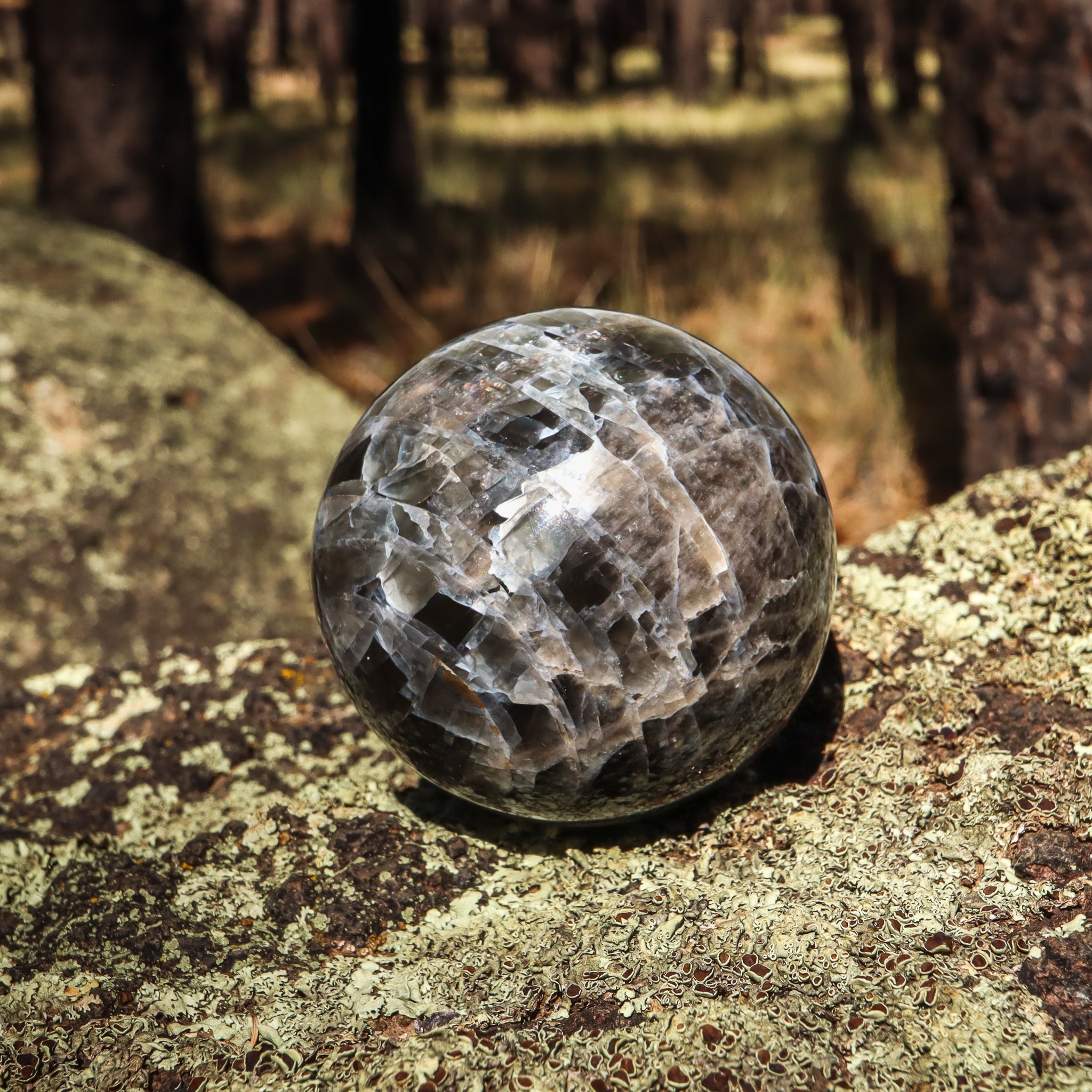 Black Moonstone Sphere
