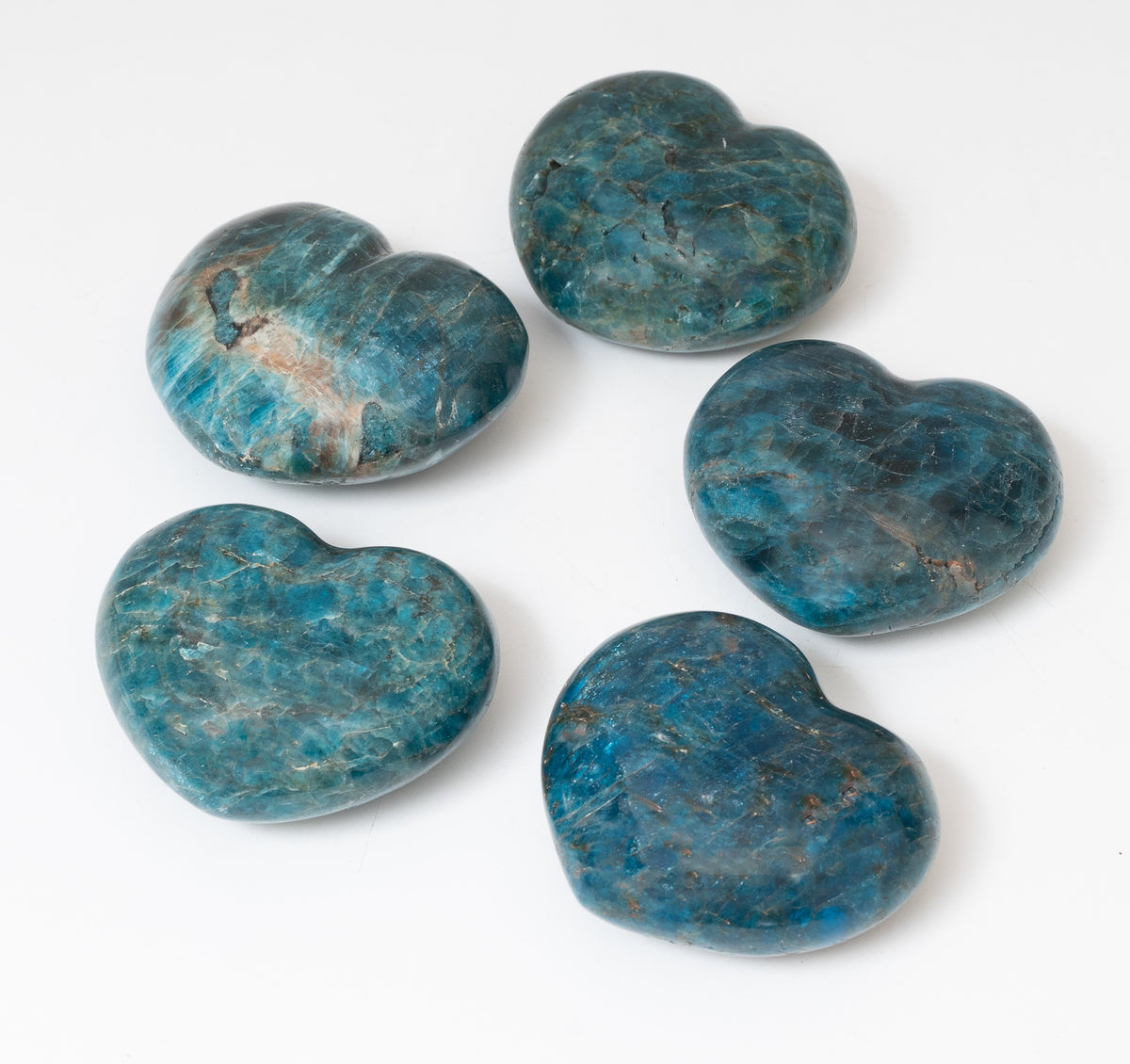 Blue Apatite Heart