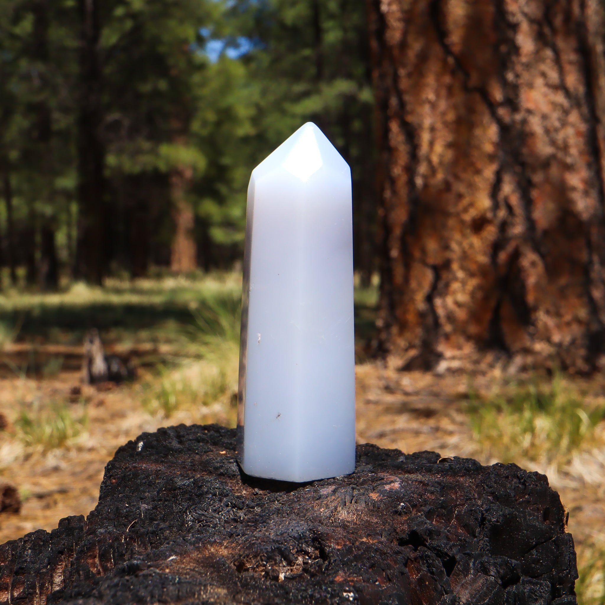 Blue Chalcedony Point