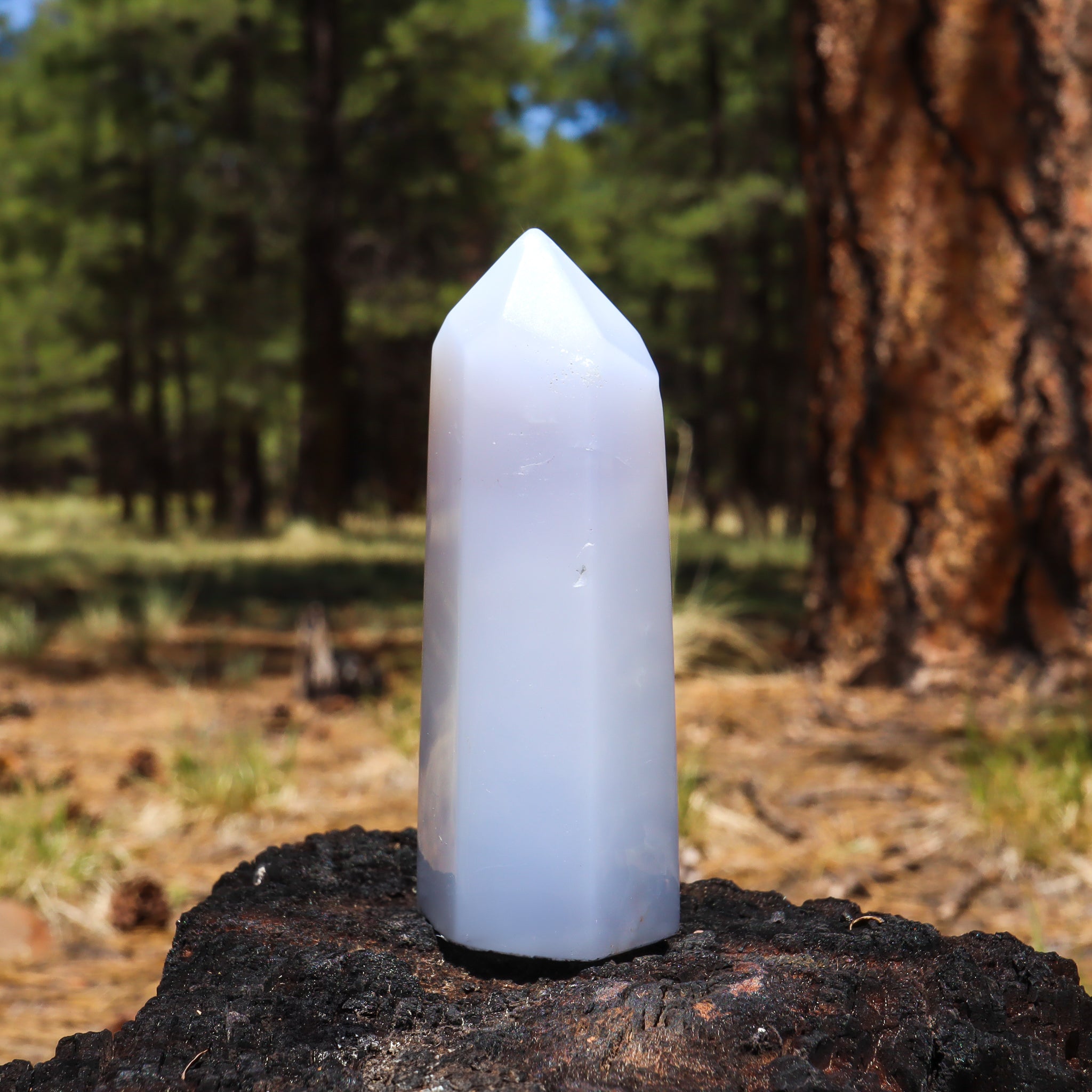 Blue Chalcedony Point