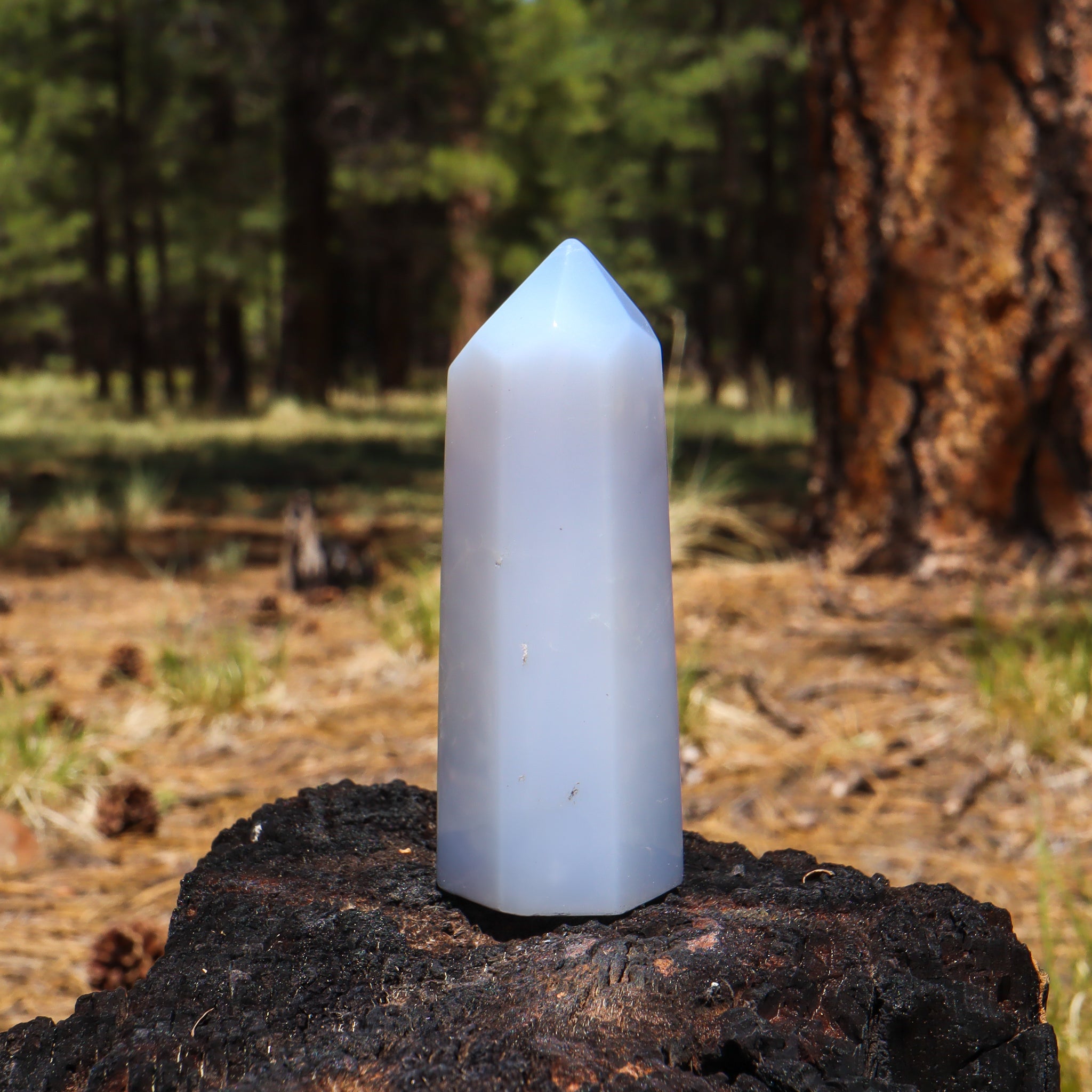 Blue Chalcedony Point