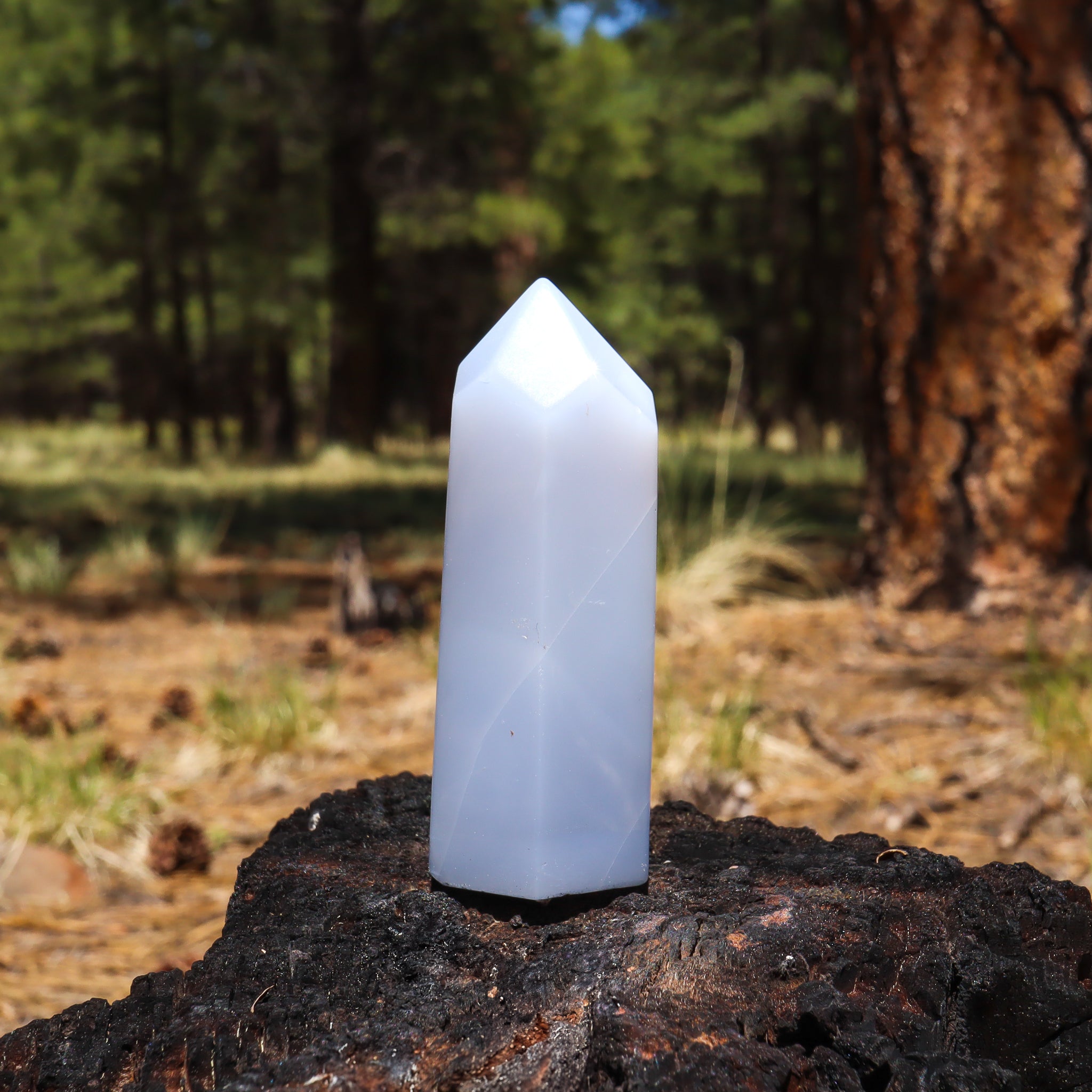 Blue Chalcedony Point