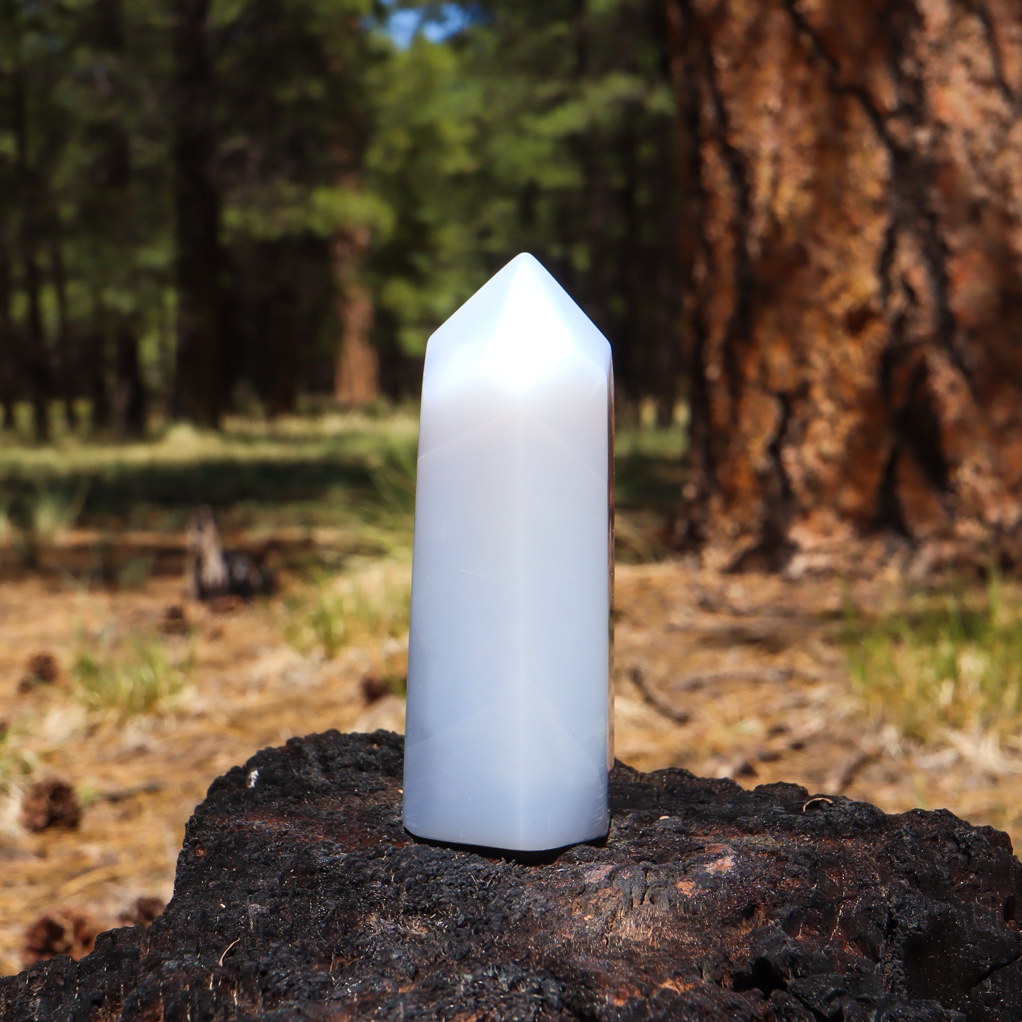 Blue Chalcedony Point