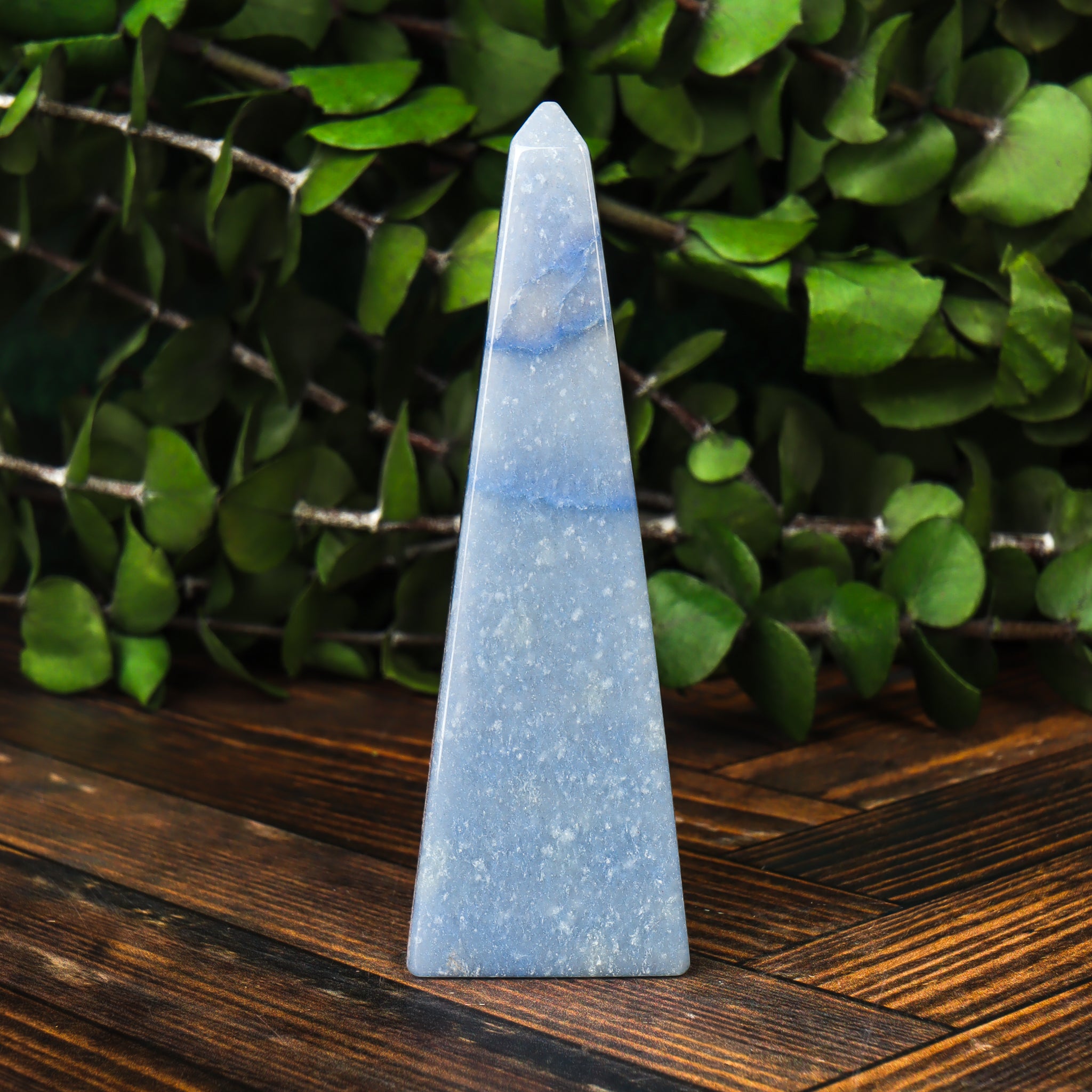 Blue Quartz Obelisk