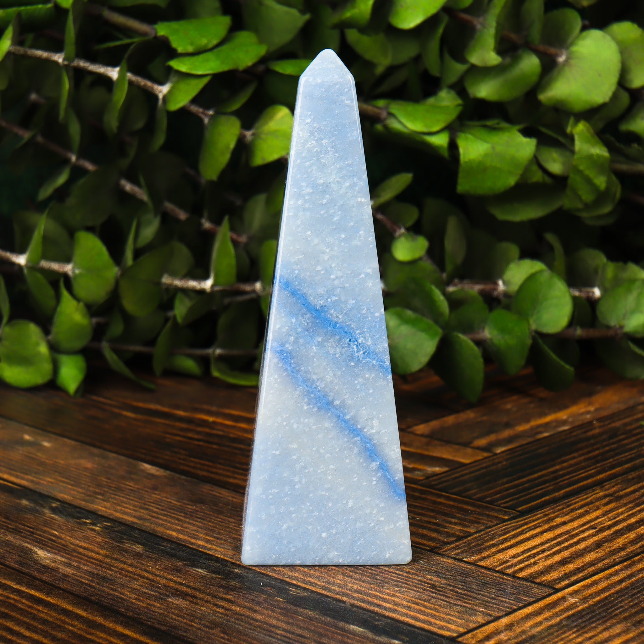 Blue Quartz Obelisk