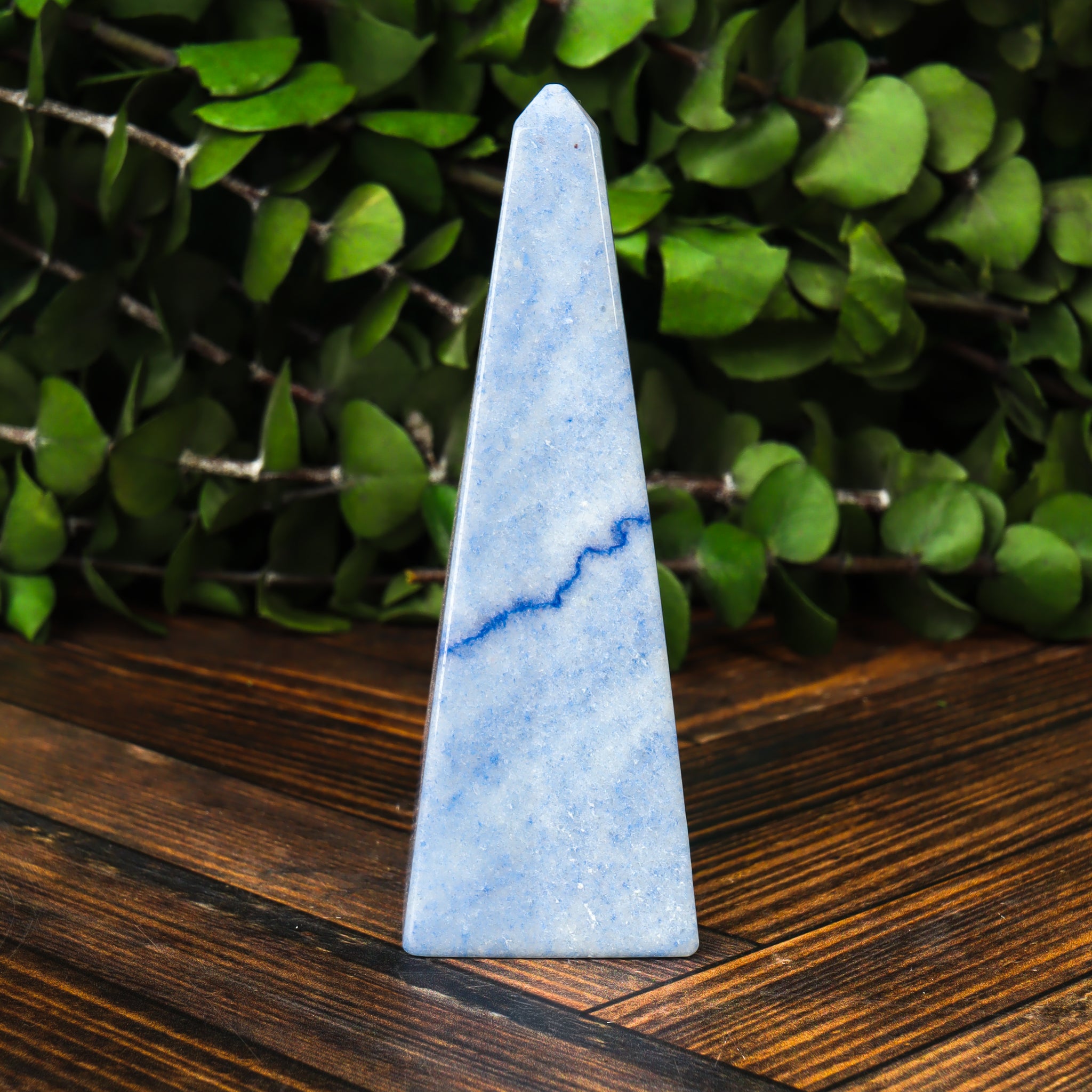Blue Quartz Obelisk