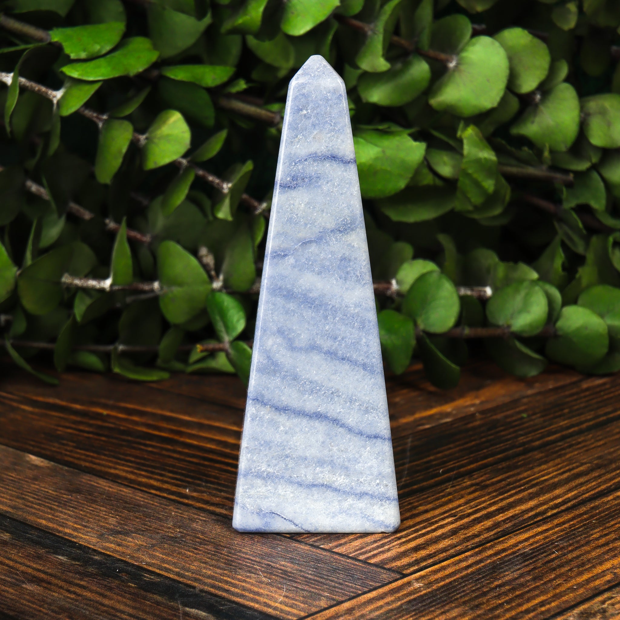 Blue Quartz Obelisk