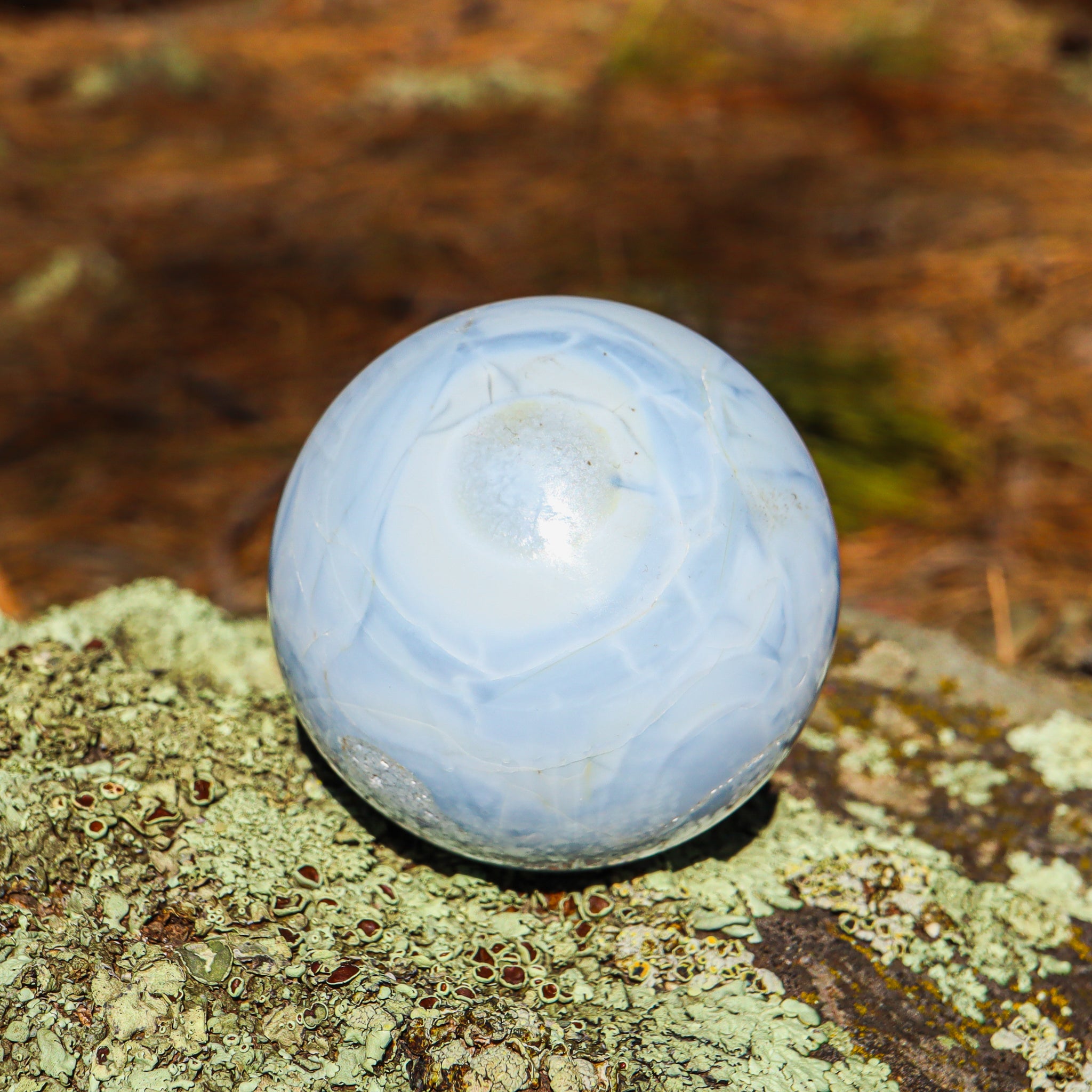 Blue Opal Sphere