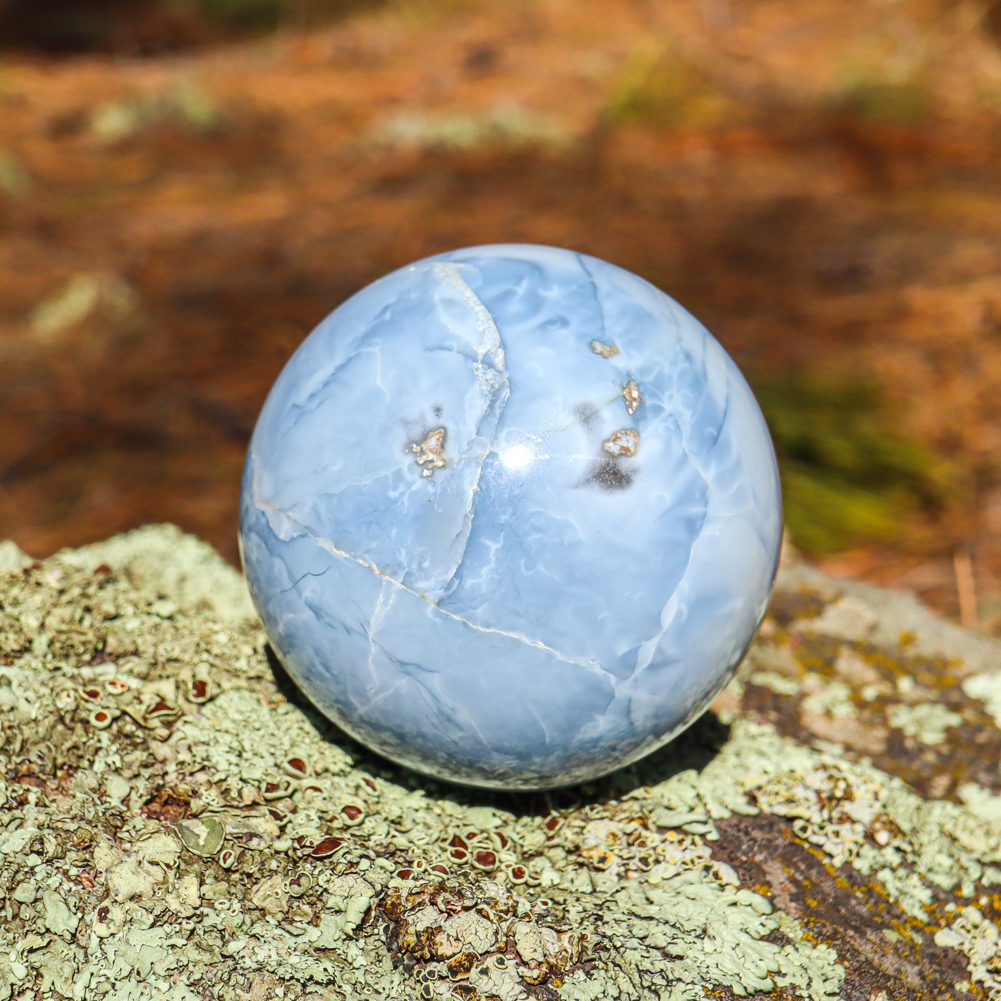 Blue Opal Sphere