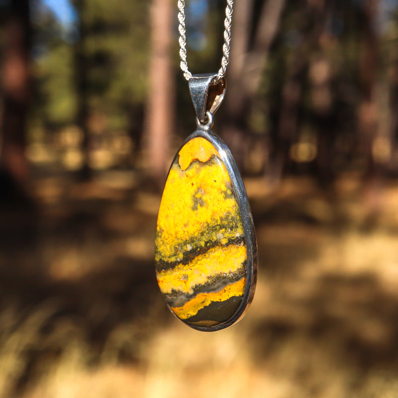 Bumblebee Jasper Pendant