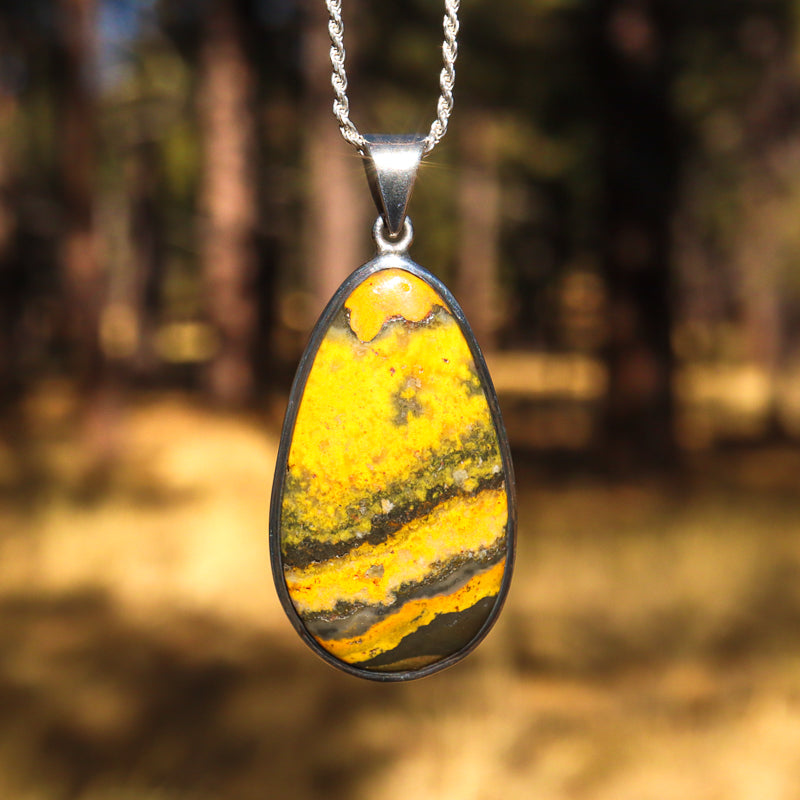 Bumblebee Jasper Pendant