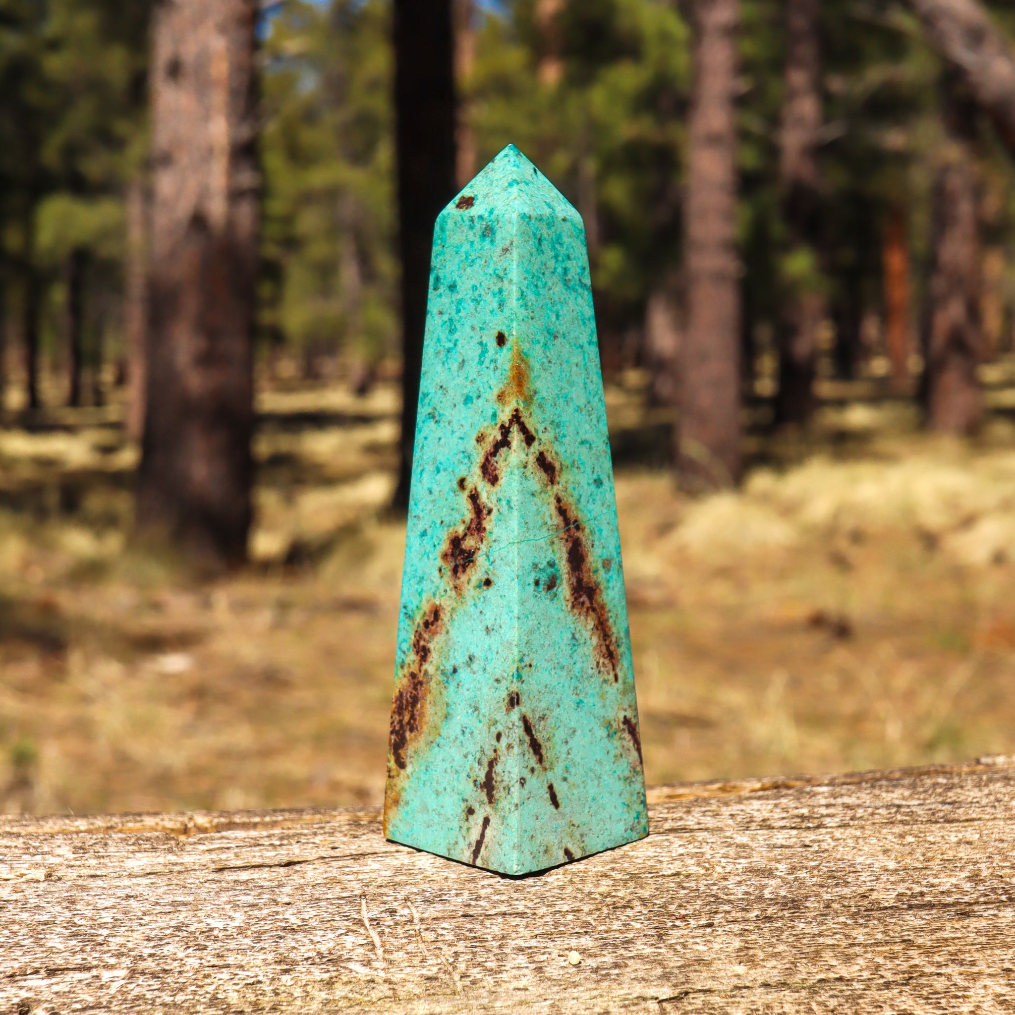 Chrysocolla Obelisk