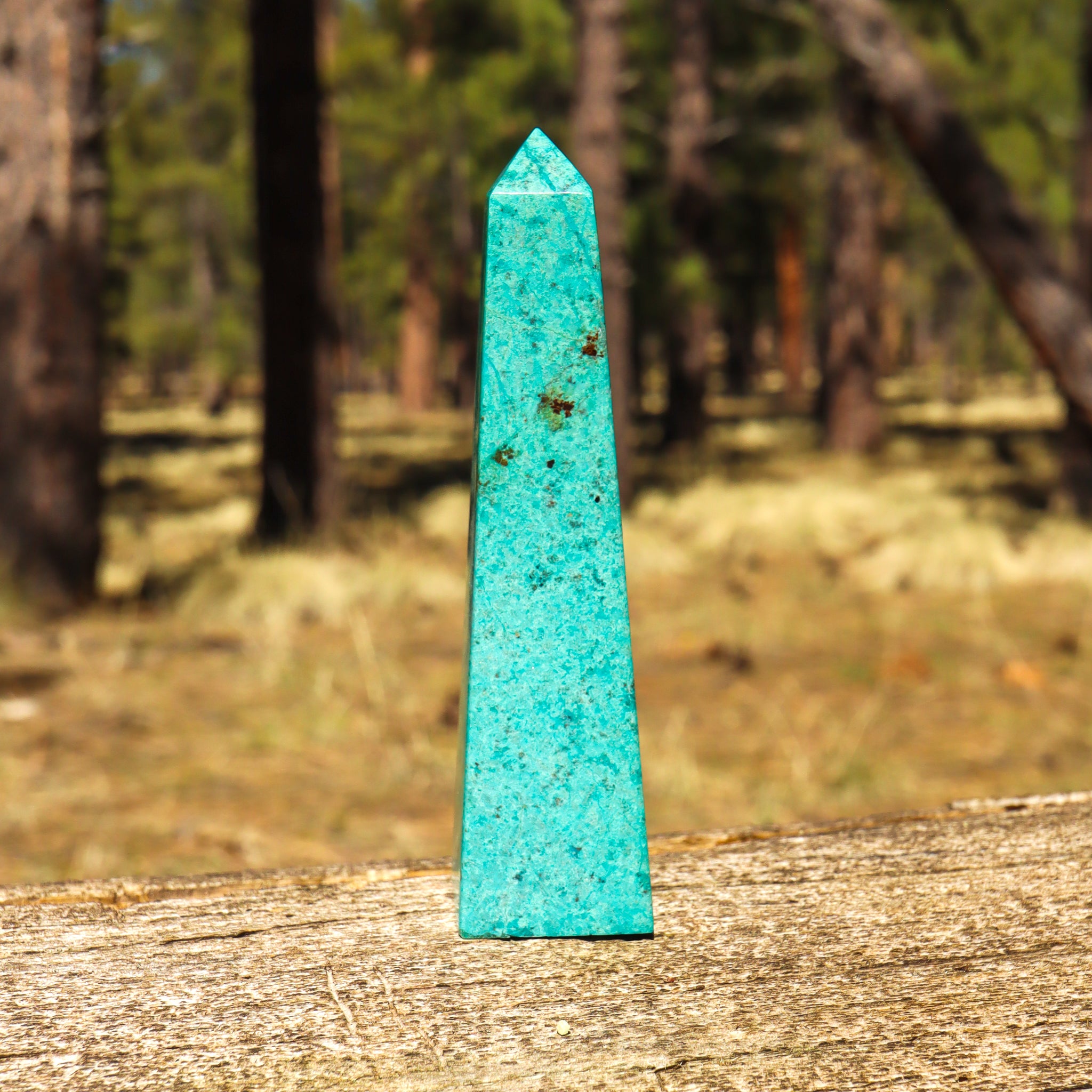 Chrysocolla Obelisk