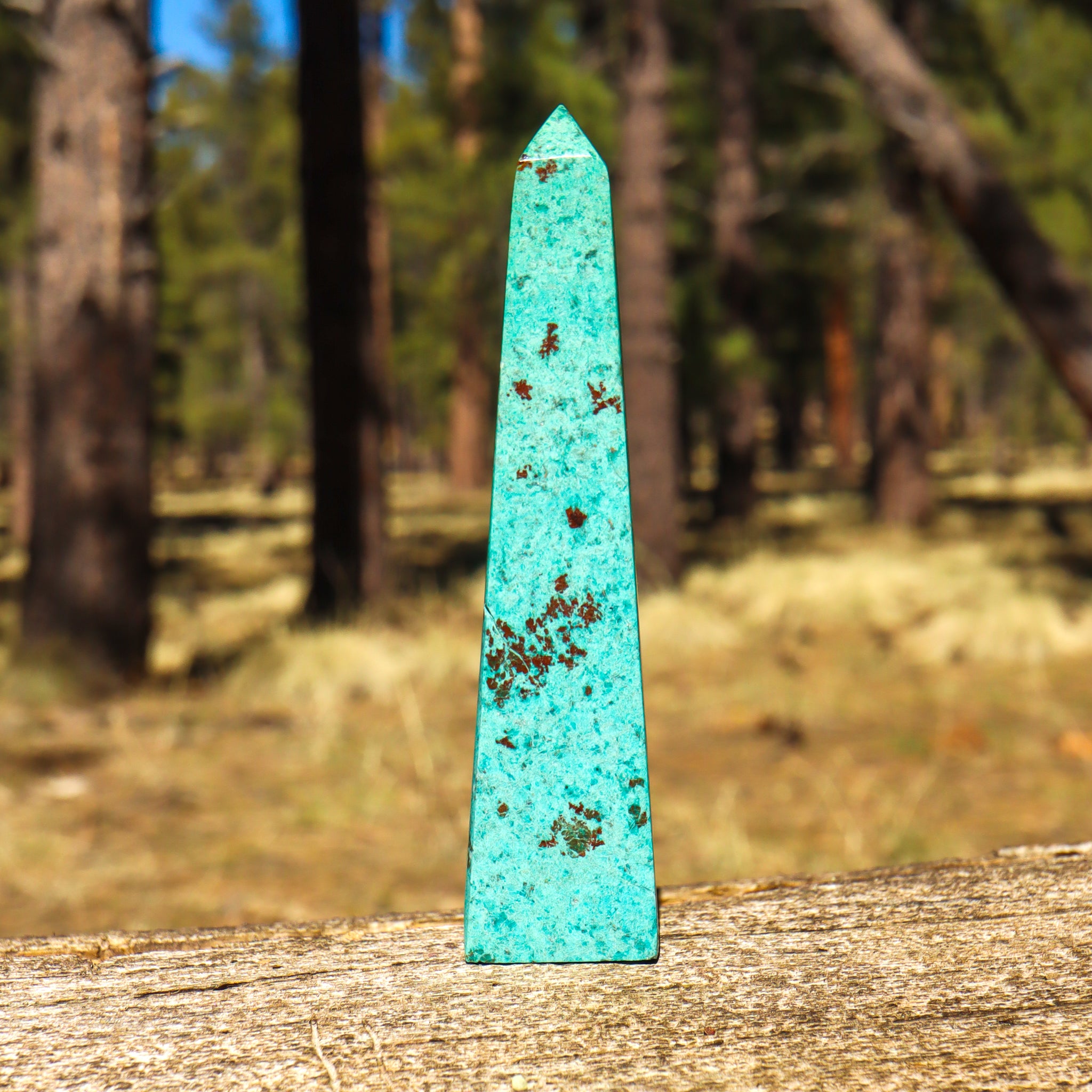 Chrysocolla Obelisk