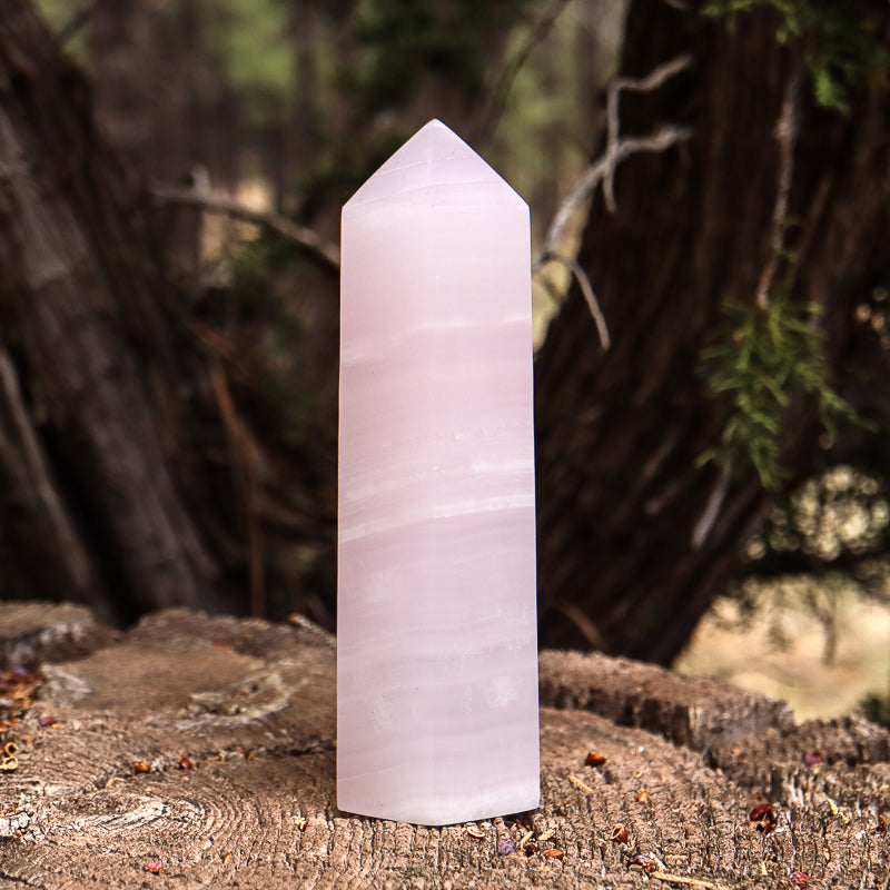 Pink Calcite Point