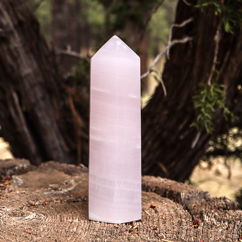 Pink Calcite Point