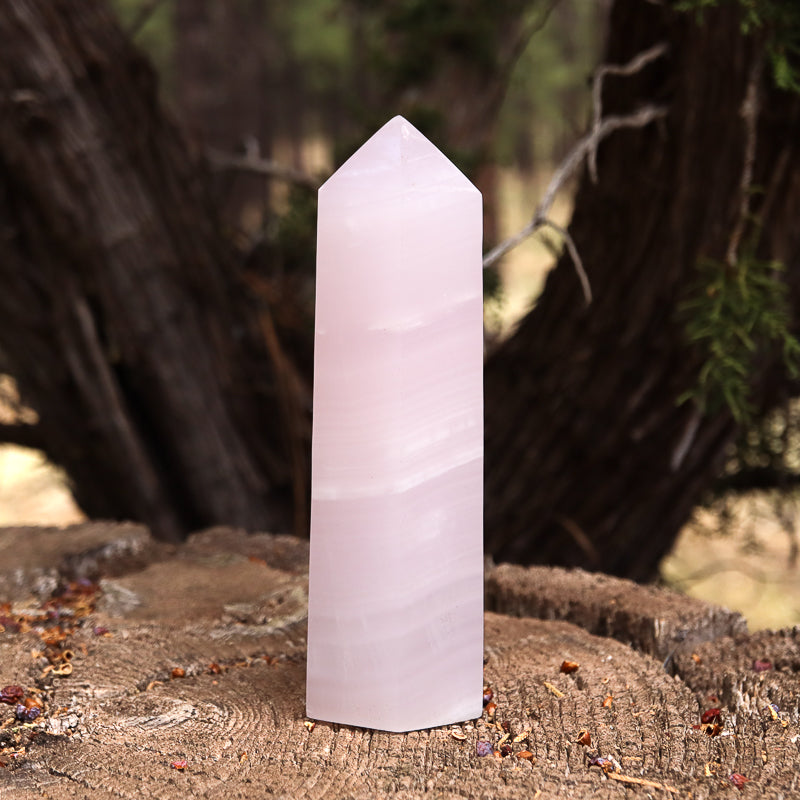 Pink Calcite Point