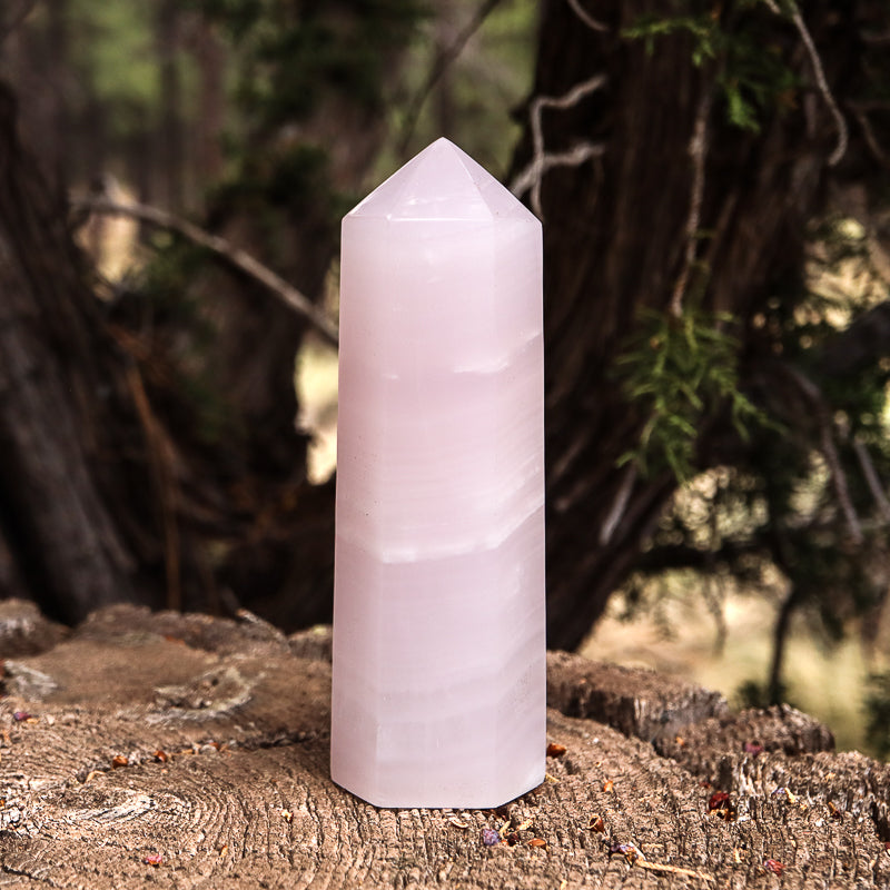 Pink Calcite Point