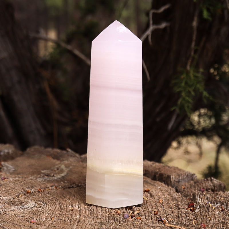 Pink Calcite Point