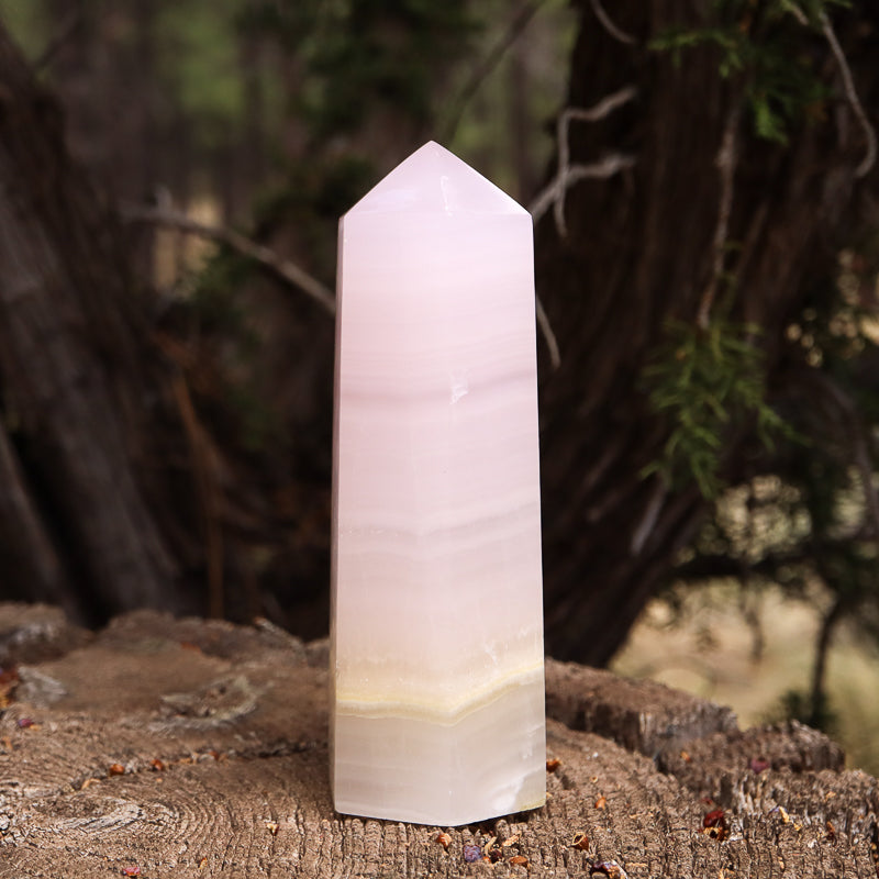 Pink Calcite Point