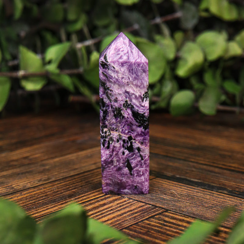 Charoite Obelisk