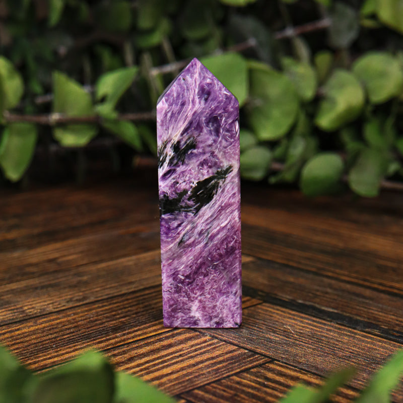 Charoite Obelisk