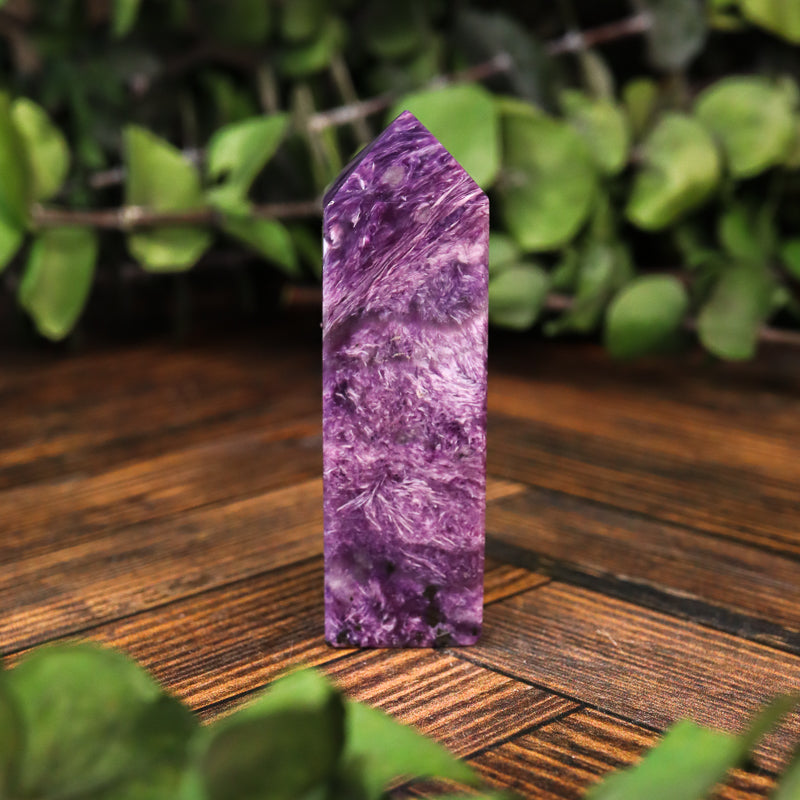 Charoite Obelisk