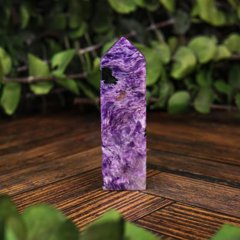 Charoite Obelisk