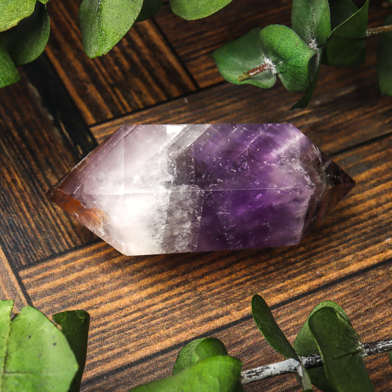 Double Terminated Amethyst Chevron Point