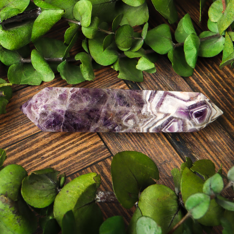 Double Terminated Amethyst Chevron Point