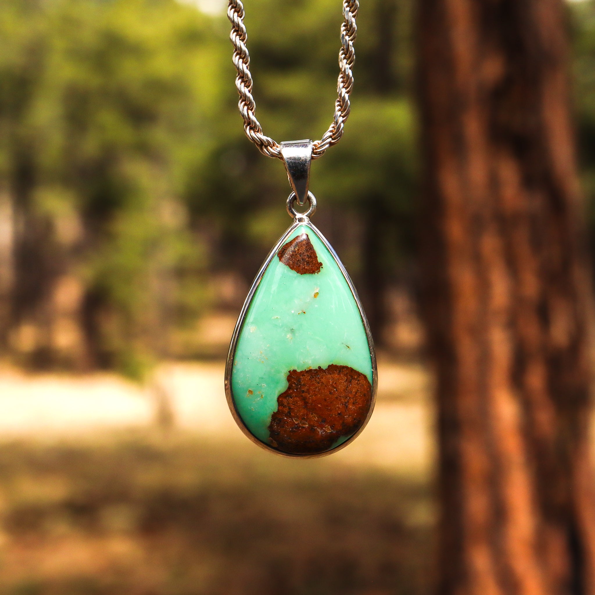 Chrysoprase Pendant