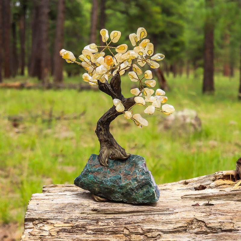 Unique Citrine Crystal Tree