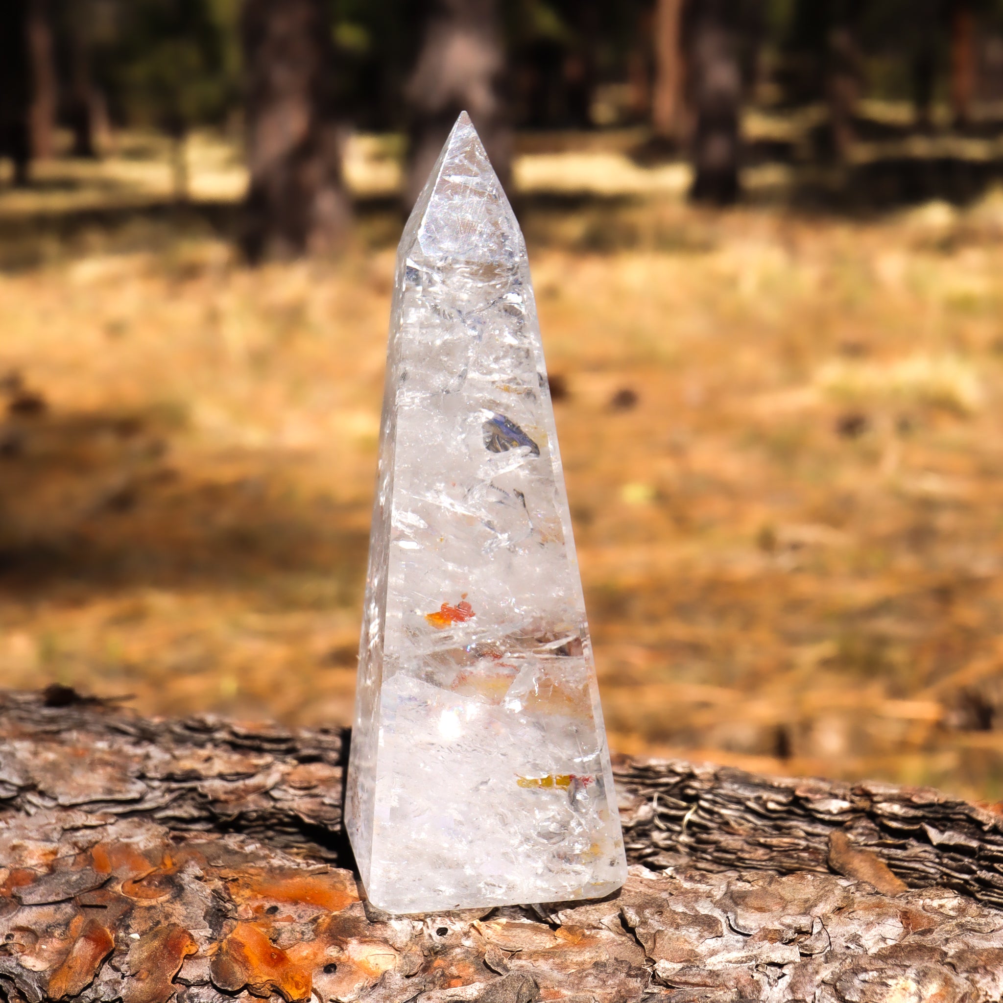 Clear Quartz Obelisk