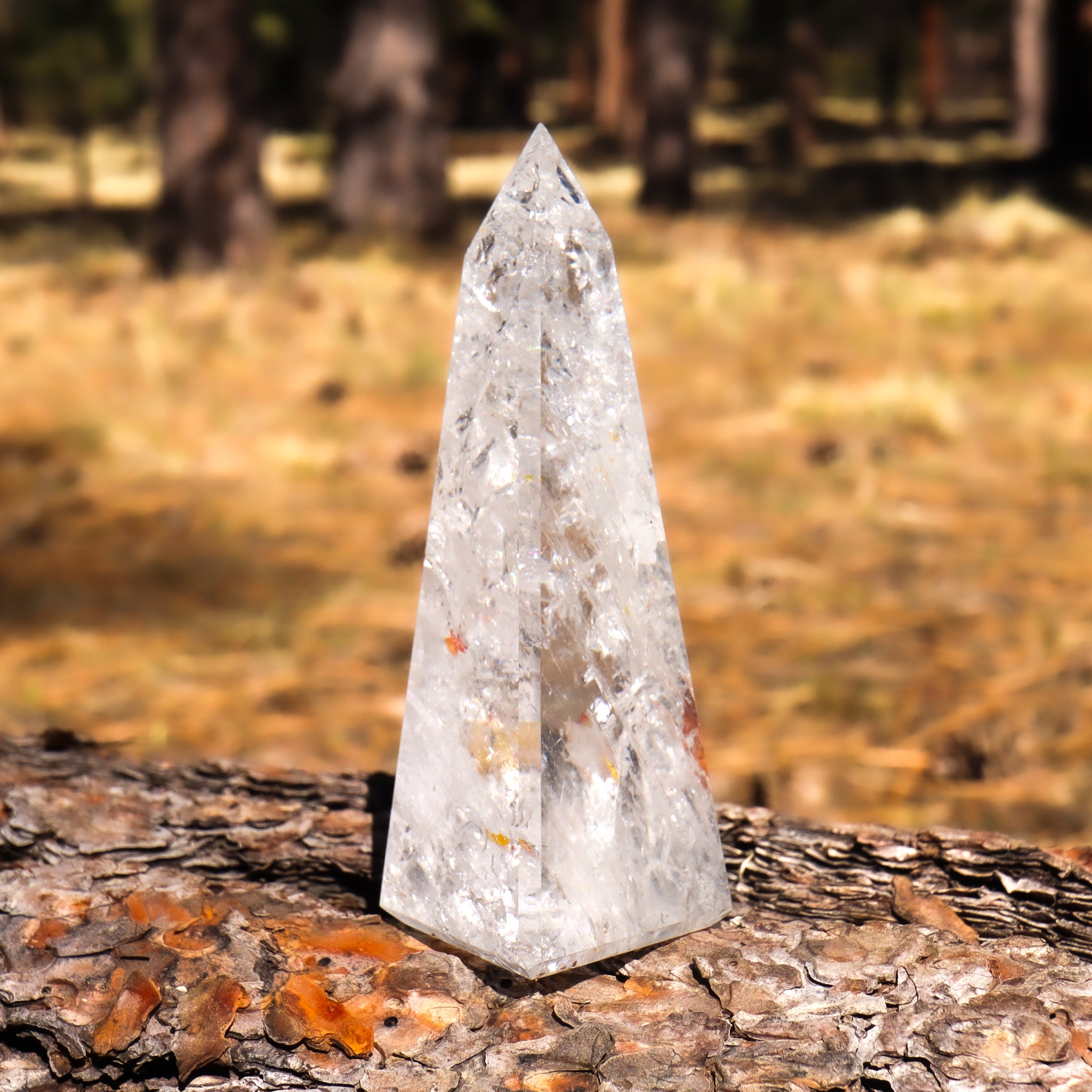 Clear Quartz Obelisk