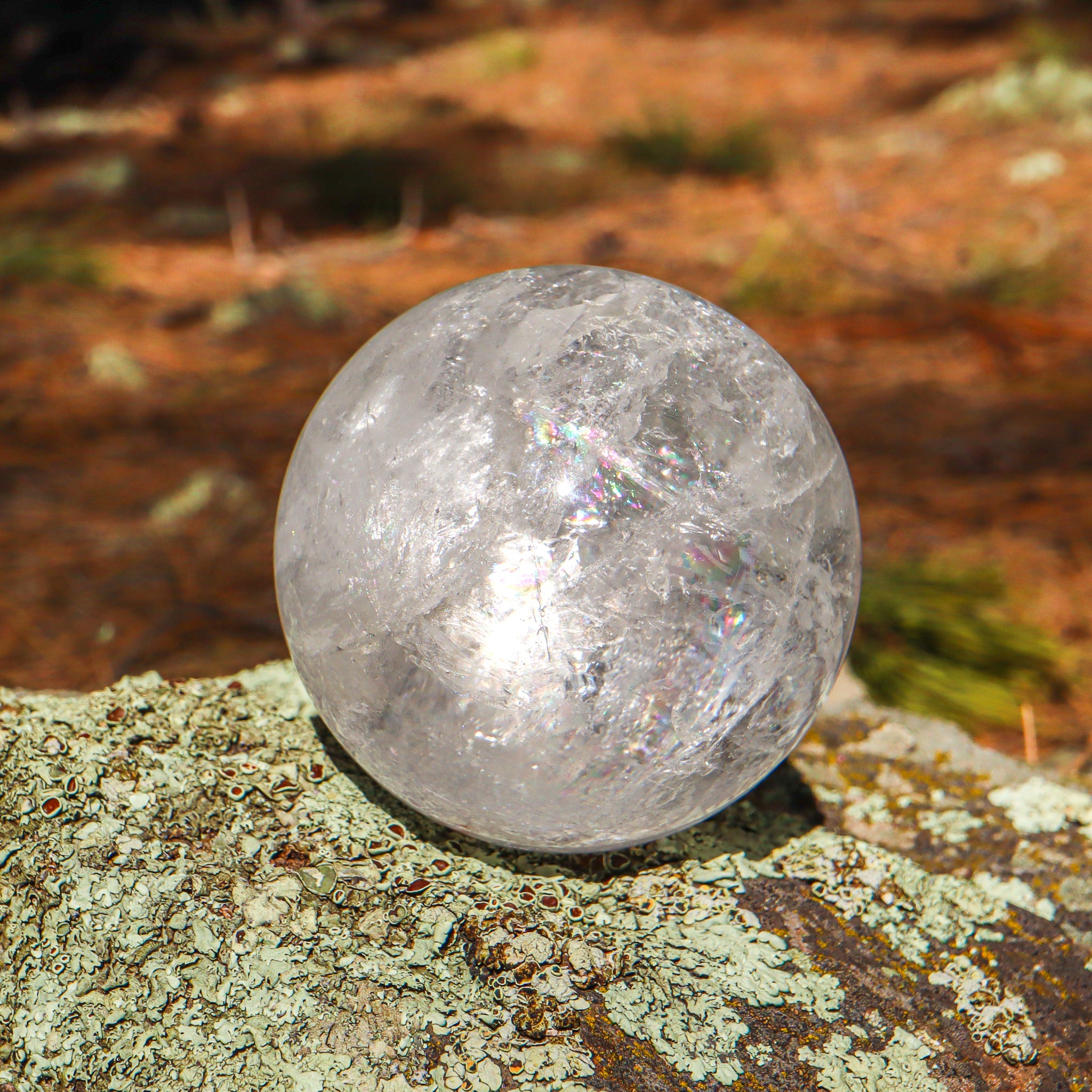 Large Clear Quartz Sphere