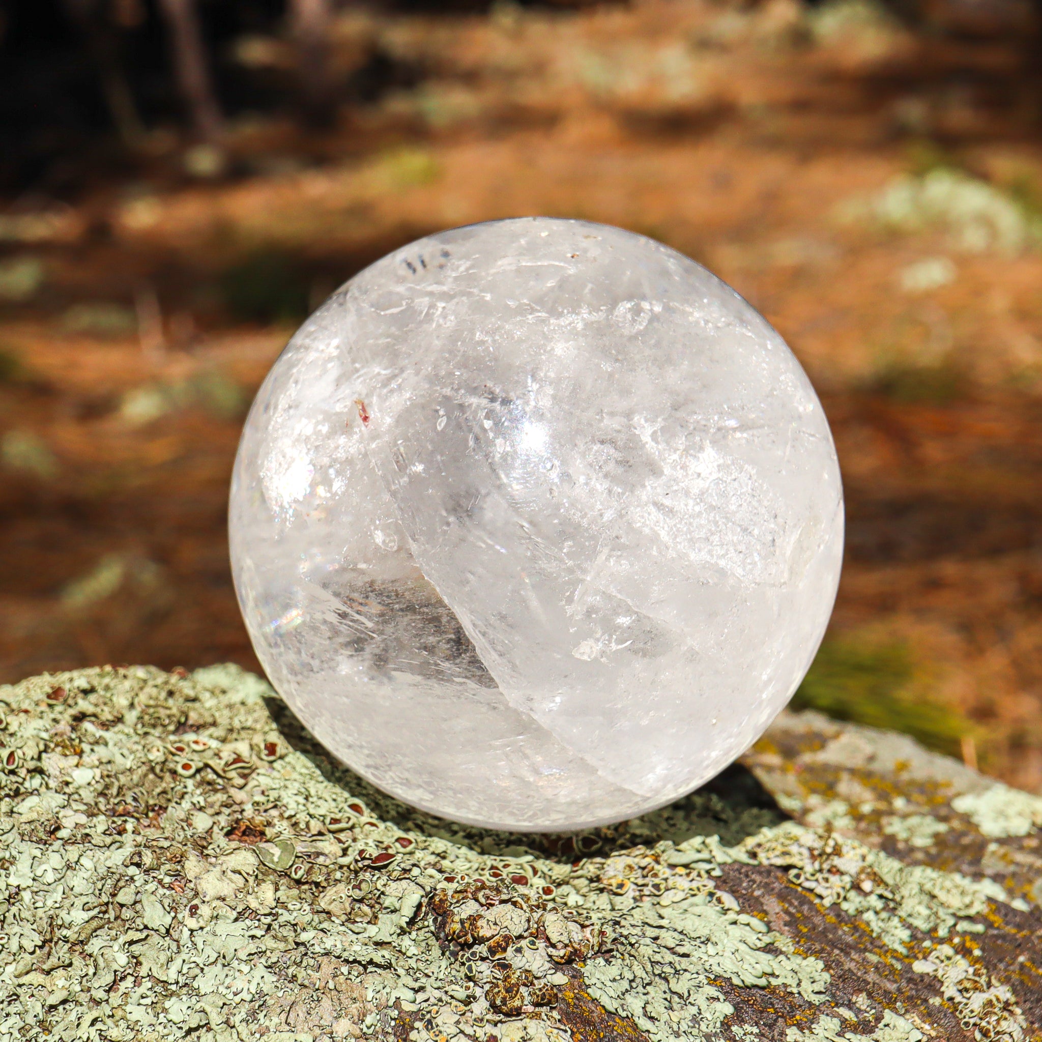 Large Clear Quartz Sphere