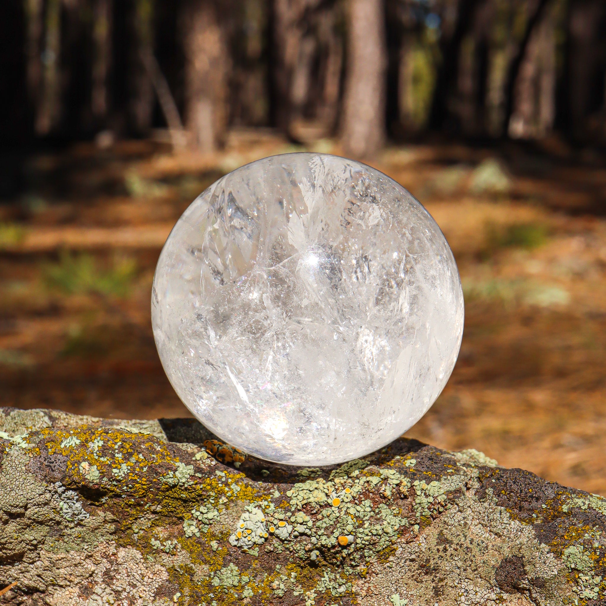 Large Clear Quartz Sphere