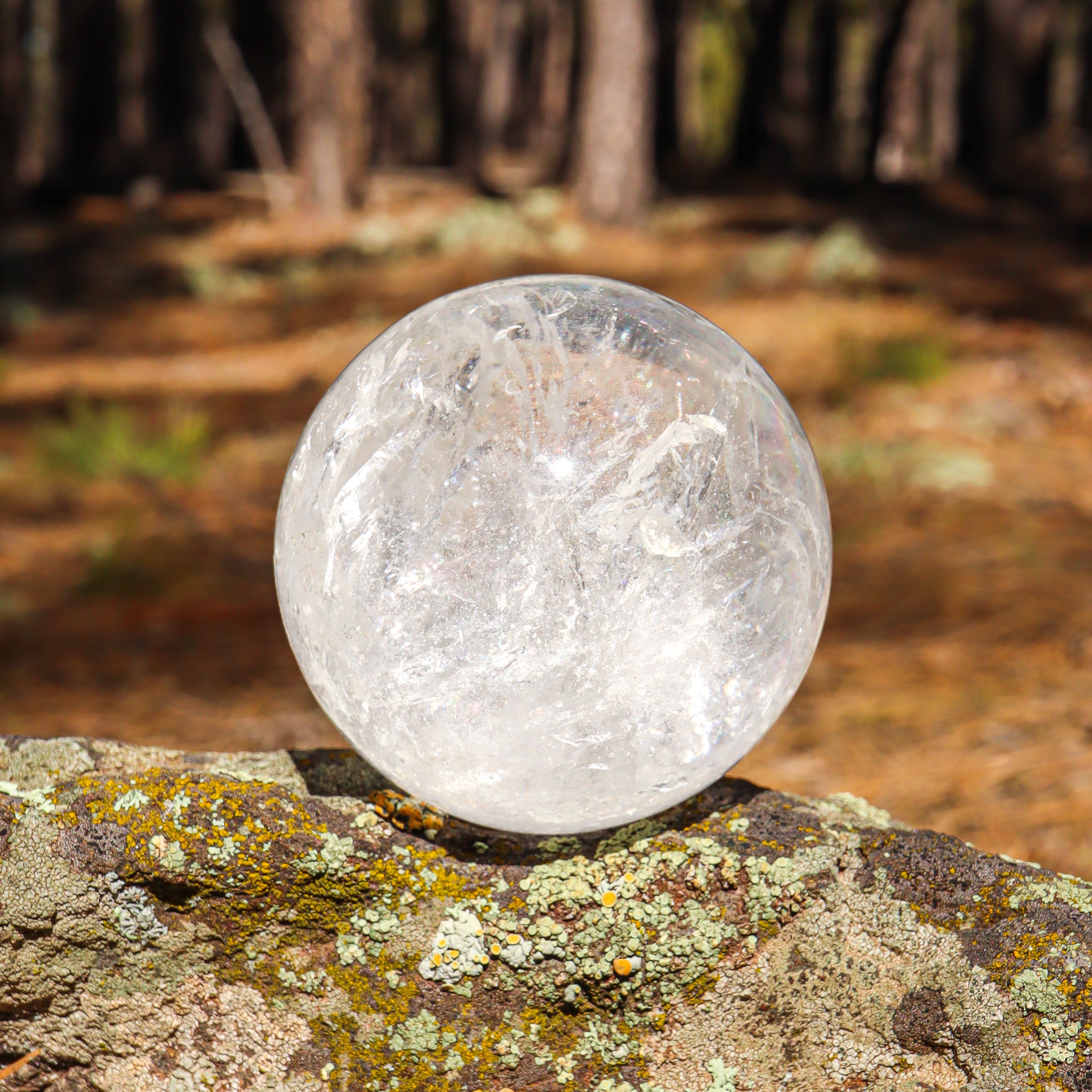 Large Clear Quartz Sphere