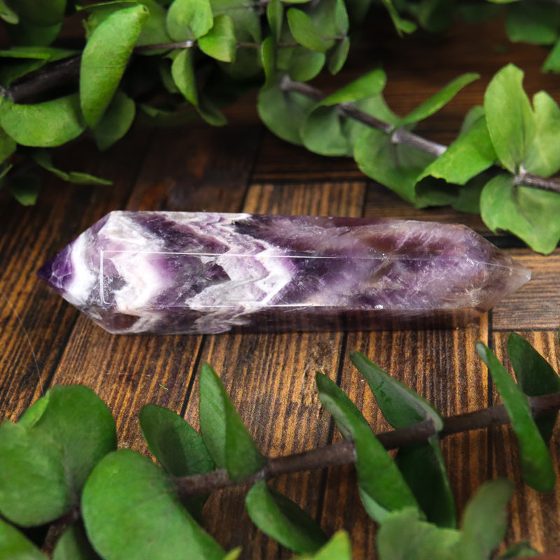 Double Terminated Amethyst Chevron Point