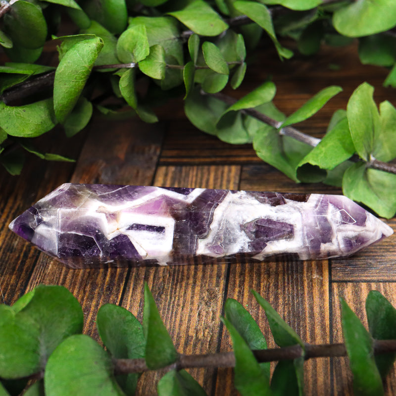 Double Terminated Amethyst Chevron Point