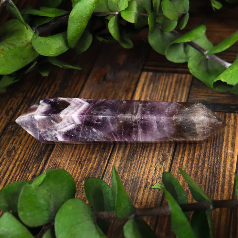 Double Terminated Amethyst Chevron Point