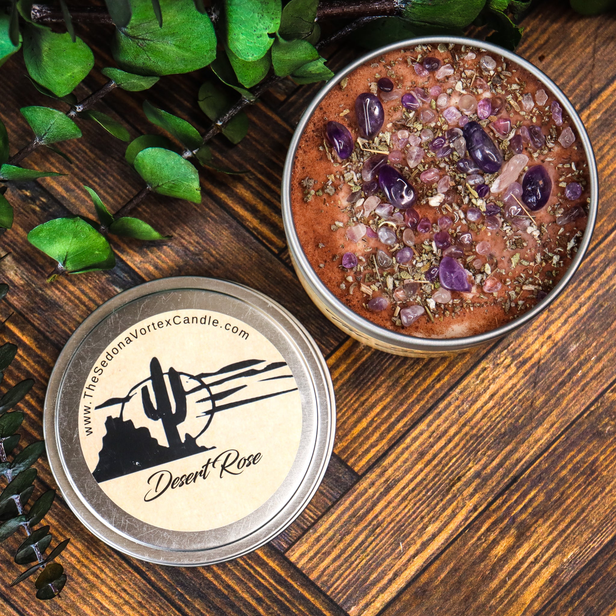 Sedona Vortex Candle Desert Rose