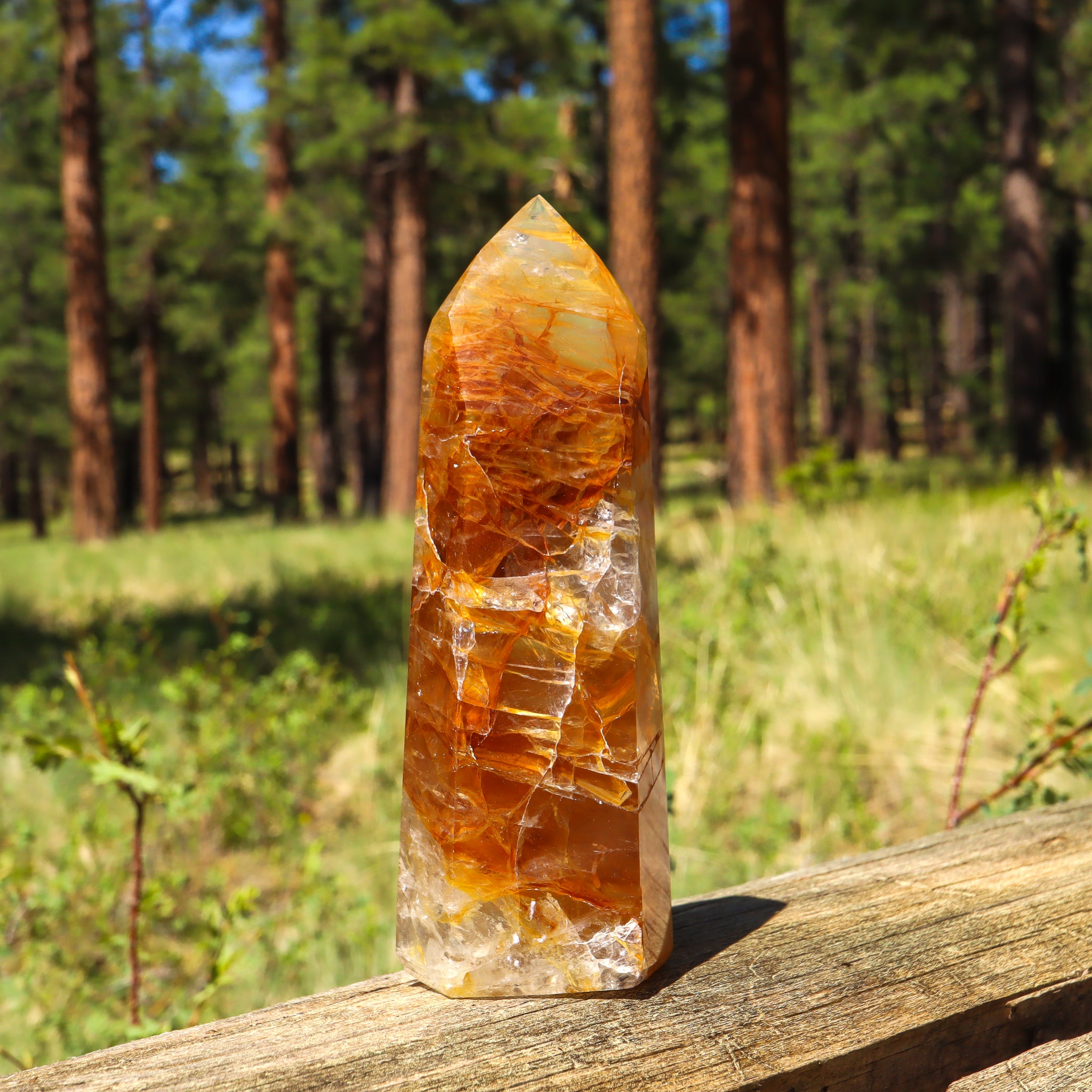 Golden Healer Quartz Point