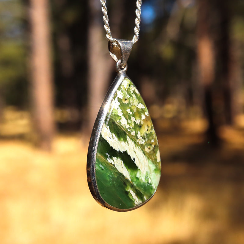 Green Chalcedony Pendant