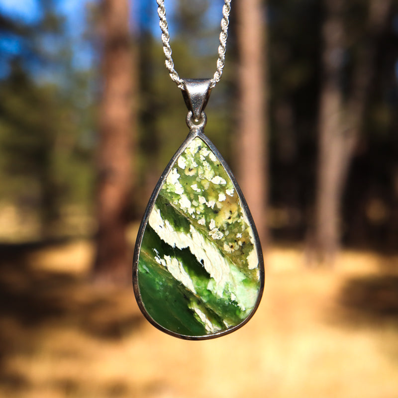 Green Chalcedony Pendant