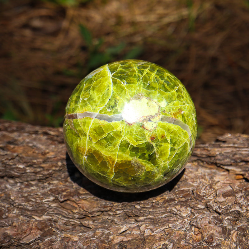 Green Opal Sphere