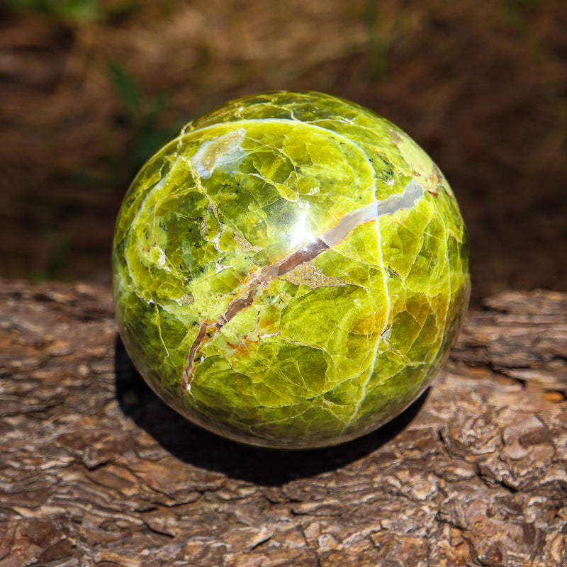 Green Opal Sphere