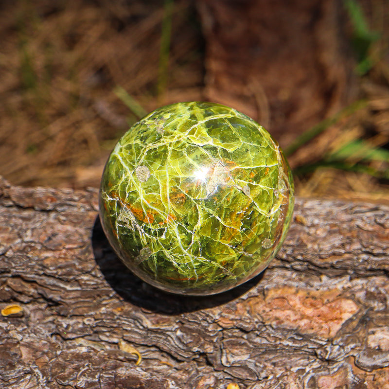 Green Opal Sphere