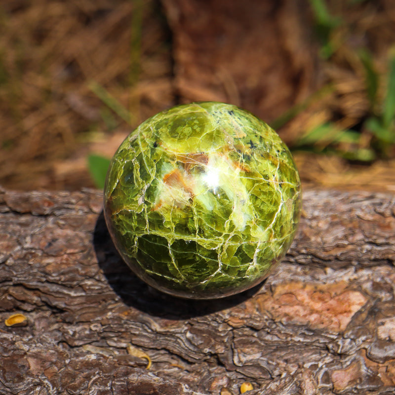 Green Opal Sphere