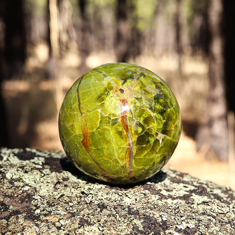 Green Opal Sphere